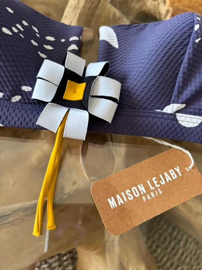 Haut de maillot de bain Maison Lejaby fleur bandeau - photo numéro 3