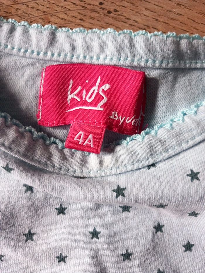 Tee-shirt coton 4ans Kids Vert Baudet - photo numéro 2