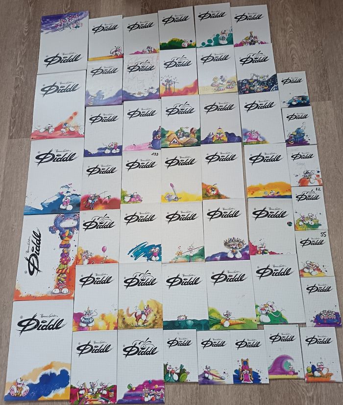 Lot 65 feuilles blanches