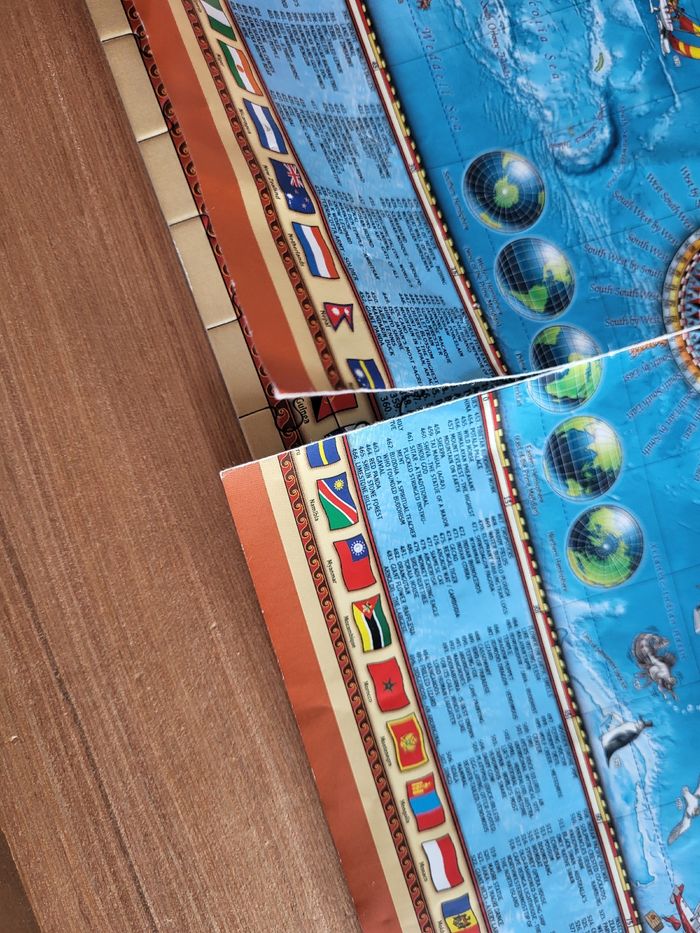 Puzzle mappemonde Amazing world. - photo numéro 4
