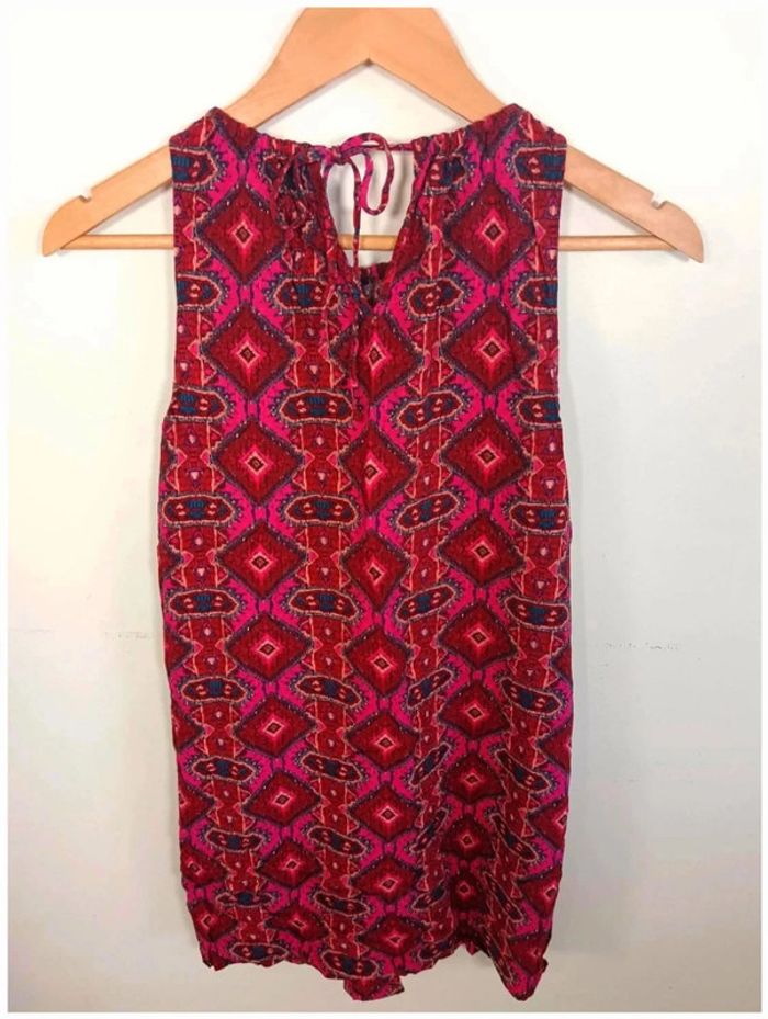 C27 blouse fushia / bordeaux Etam XS - photo numéro 2