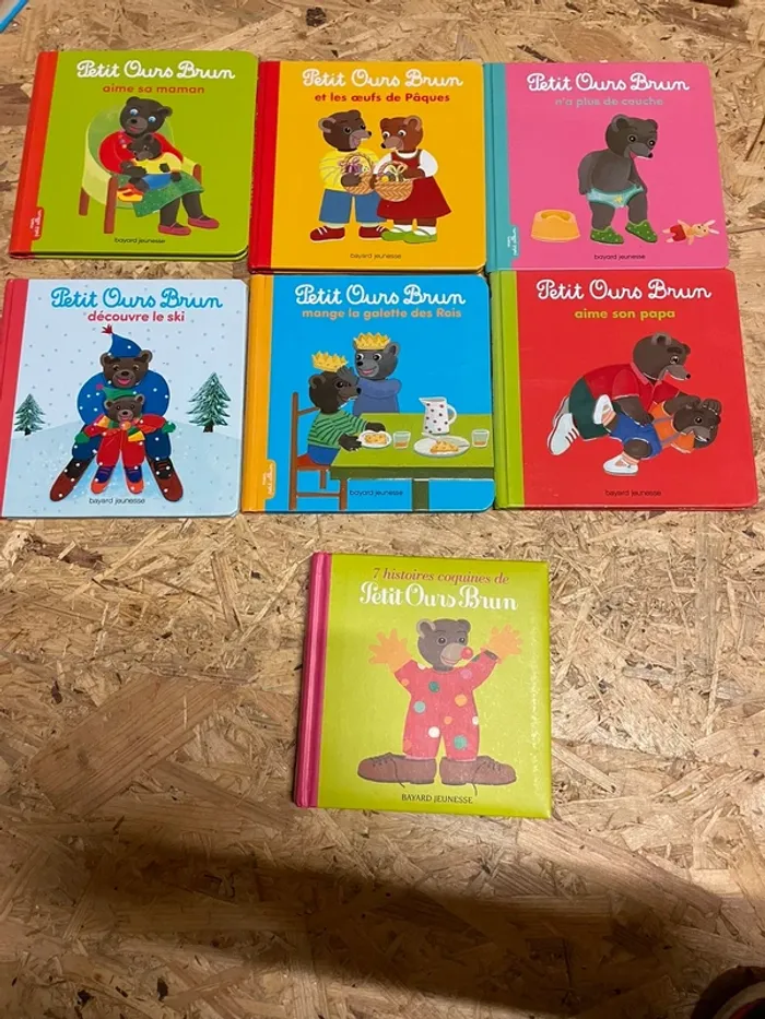 Lot livres petit ours brun