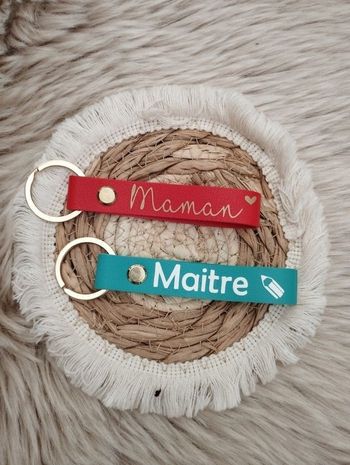 2 porte clés personnalisés