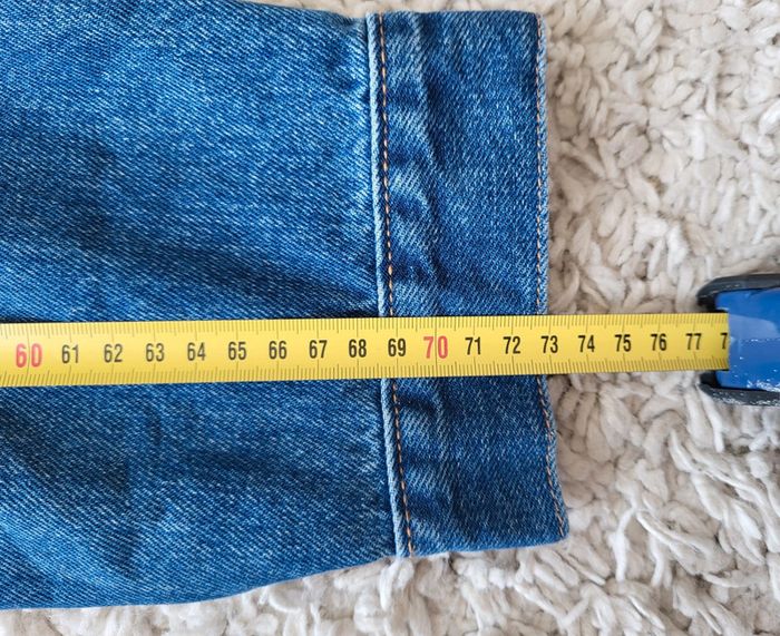 Veste en jean oversize motif drapeau américain au dos Pull&Bear Taille S ou 36 - photo numéro 17