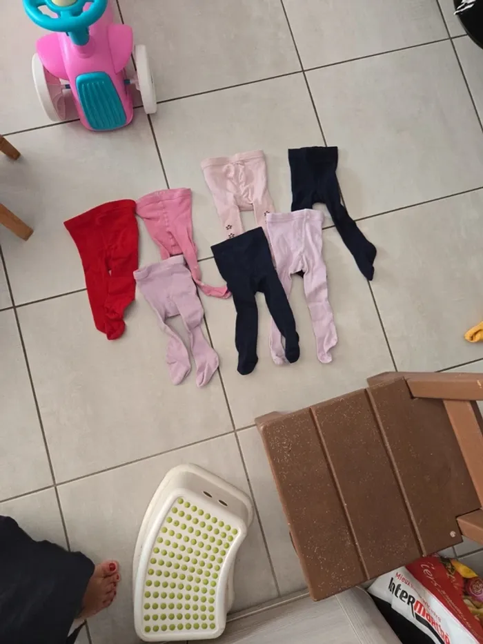 Lot de 7 collant taille 6-12 mois