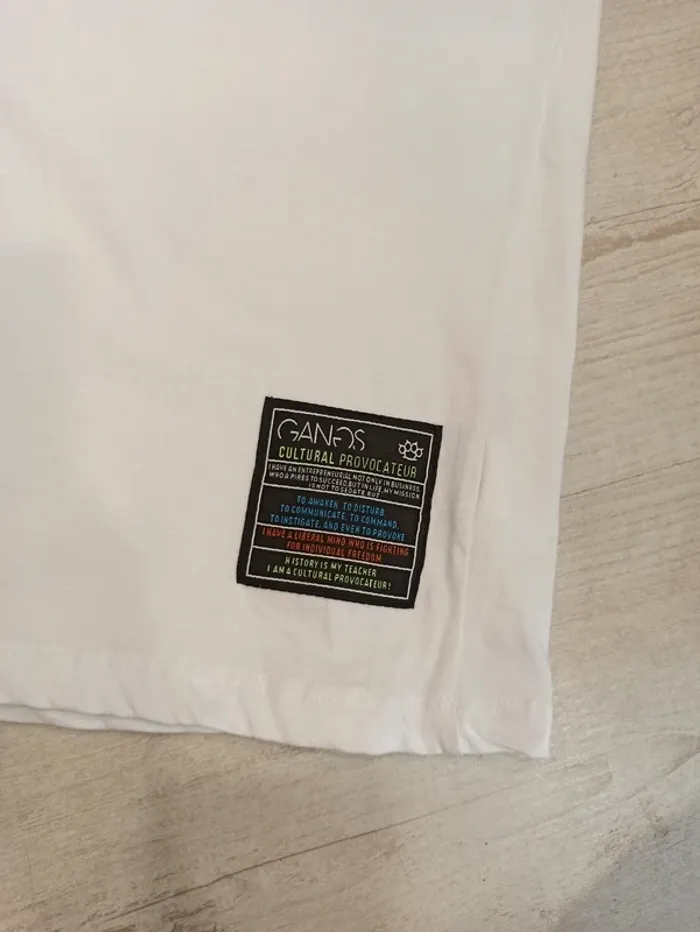 Tee shirt blanc uni homme xxl - photo numéro 3
