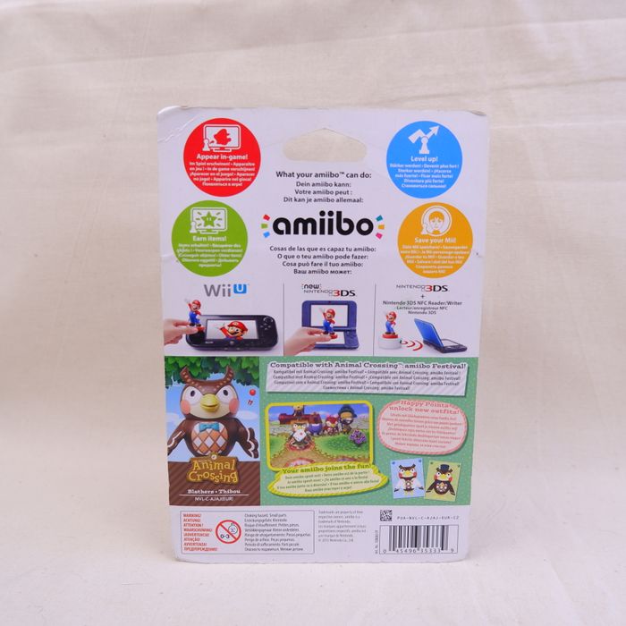Amiibo Thibou / Blathers / Socrates de l’univers animal crossing Nintendo - photo numéro 3