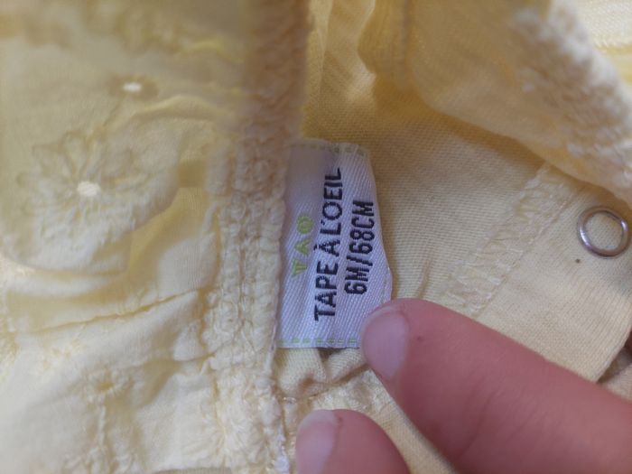 Combinaison été jaune. - photo numéro 3