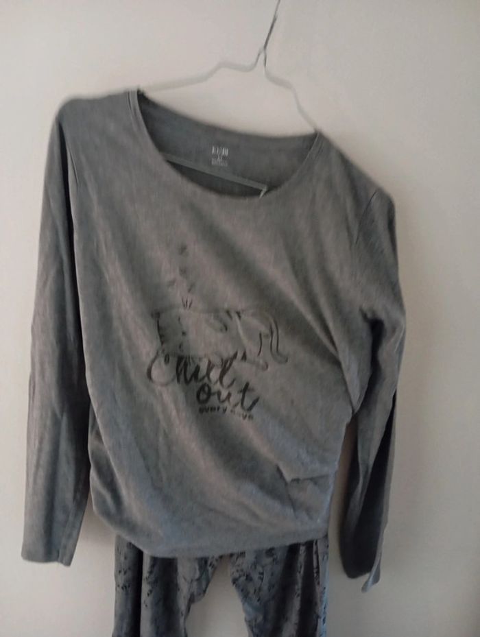 Pyjama chat femme 2 pièces taille M - photo numéro 2