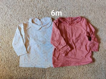 T-shirts ML fille  6m
