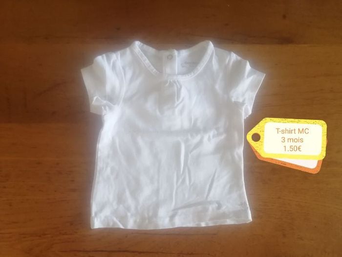 T-shirt MC 3 mois