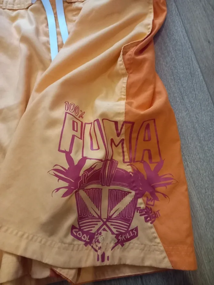 Short Puma homme L orange - photo numéro 3