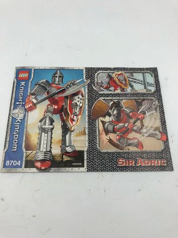 Notice Lego Knights Kingdom sir Adric N•8704