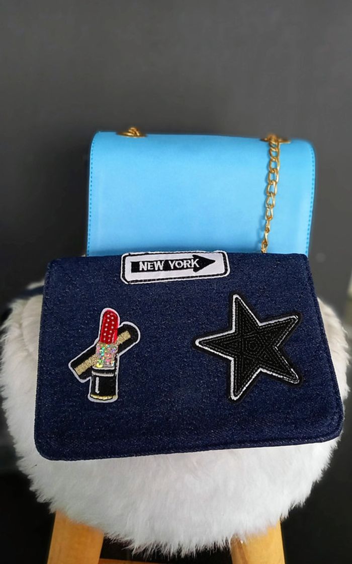 Sac original avec écussons - photo numéro 4