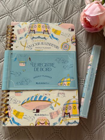 Set Papeterie My Little Box : Agenda Semainier + Stylo assorti (Neuf)