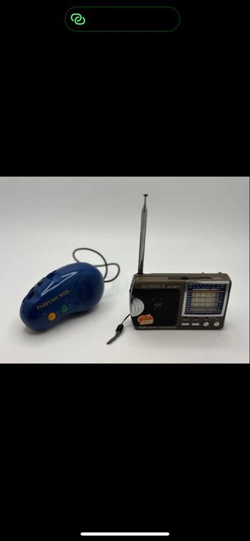 2 RADIO Vintage of 1990 ! Test OK ! Transistor/Portable/Poste no sony 