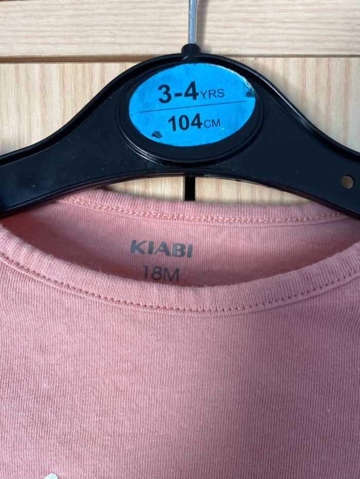 T-shirt « amour de maman » Kiabi 18 mois - photo numéro 3