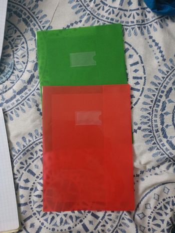 2 protège cahier