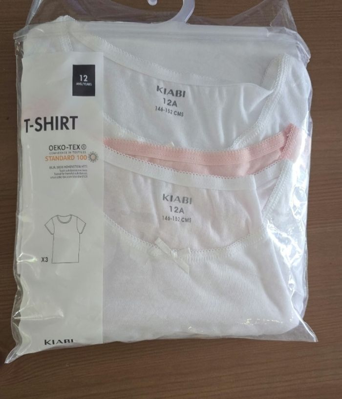 Neufs (non portés) 🩷🥰🤩 maillots de corps mc 12 ans fille 🤩🥰🩷