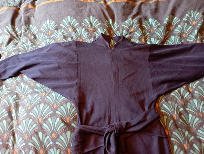 Robe midi drapée style paréo - photo numéro 6