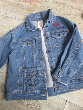 Veste en jean disney mickey 9 / 10 ans saison printemps - été disneyland paris - disney store