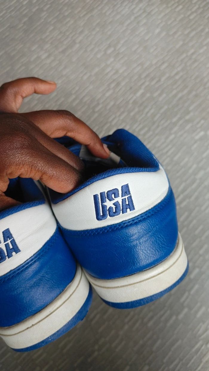 Sneakers USA new yorker champions Bleu et blanc taille 7 40 - photo numéro 5