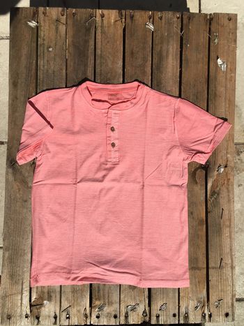 Tee shirt manches courtes enfant garçon orange Zara