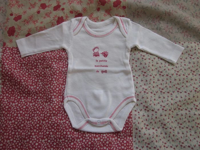 Body manches longues blanc taille Naissance