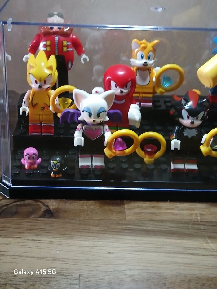 Vitrine lego Sonic neuf Collection jouets décoration - photo numéro 3