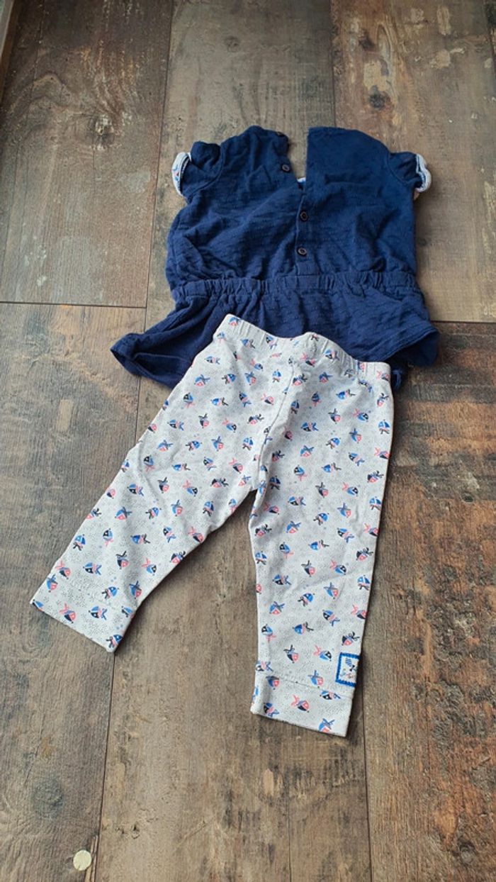 Ensemble Sergent major 9 mois en très bon état 👌 - photo numéro 7