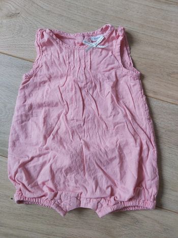 Combi-short fille Bout'chou 3 mois comme neuf (78)