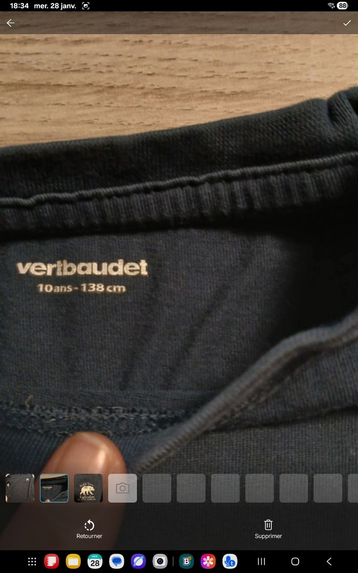 Tee-shirt manches longues 10 ans GF95 - photo numéro 2