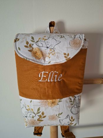 Sac à dos renard caramel