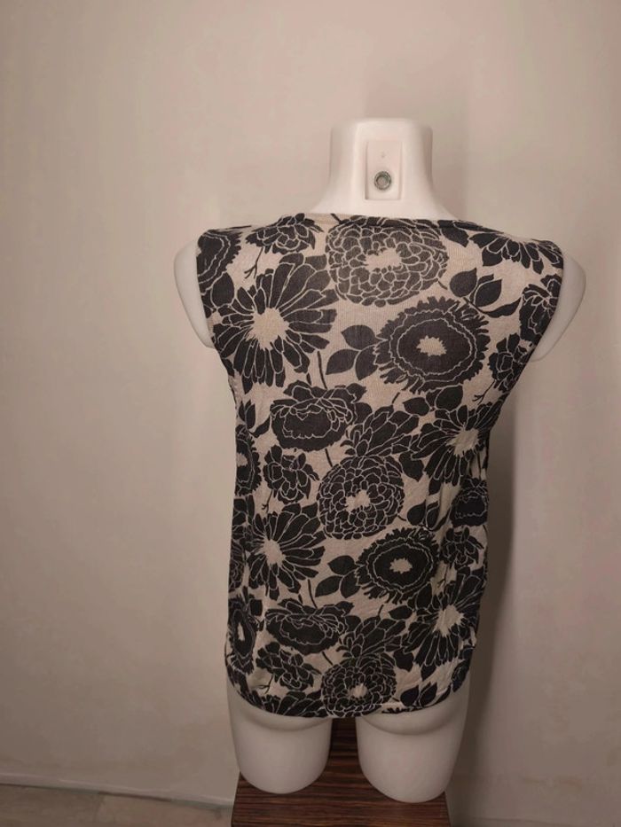 Haut sans manche 123 Femme Taille 42/44 Noir-Gris - photo numéro 2