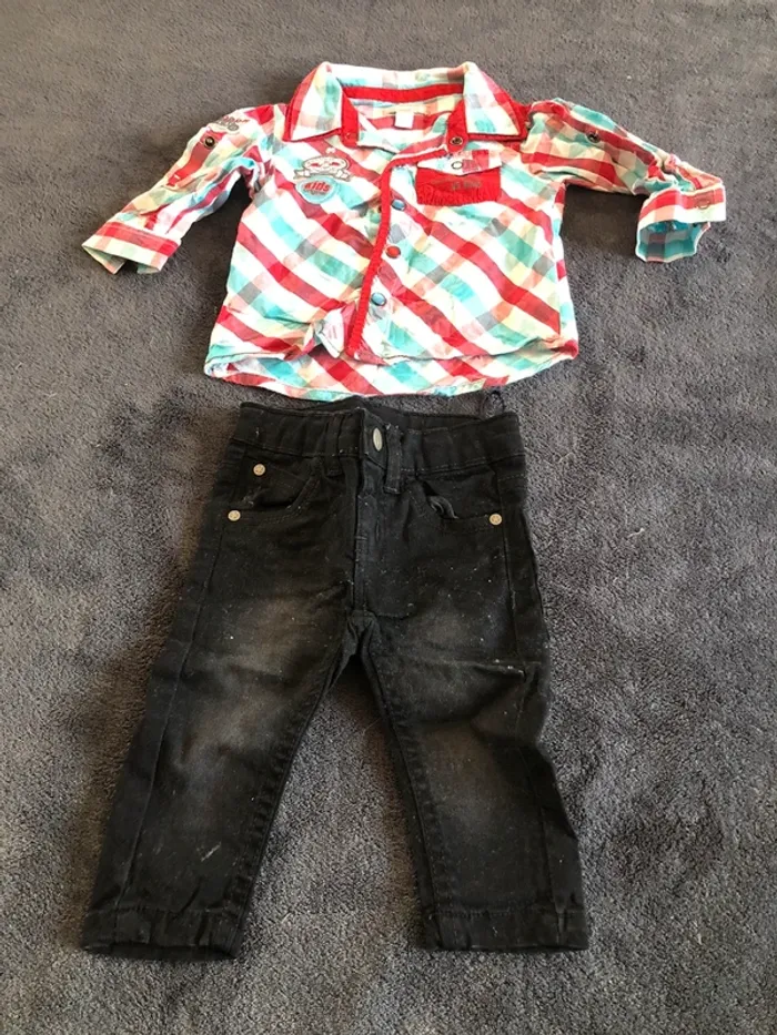 Lot vêtements bébé garçon 9 mois - photo numéro 3