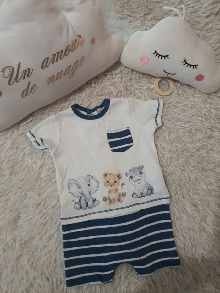 🌺 combishort été bebe garçon 3 mois