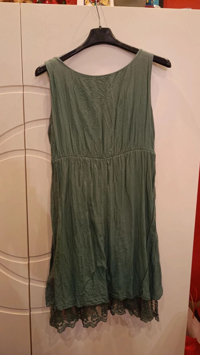 Vestitino verde con pizzo - photo numéro 2