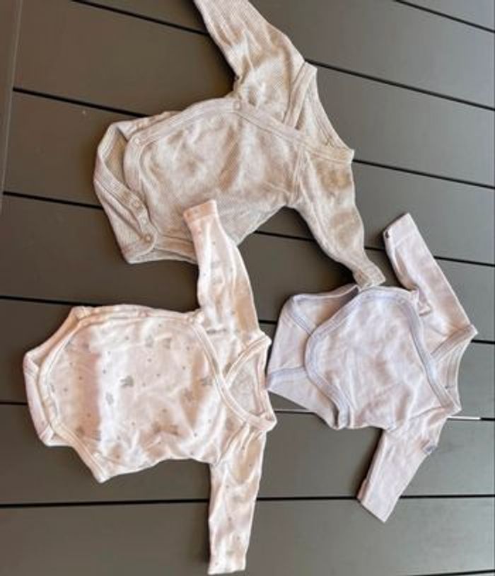 Lot bodies manche longue