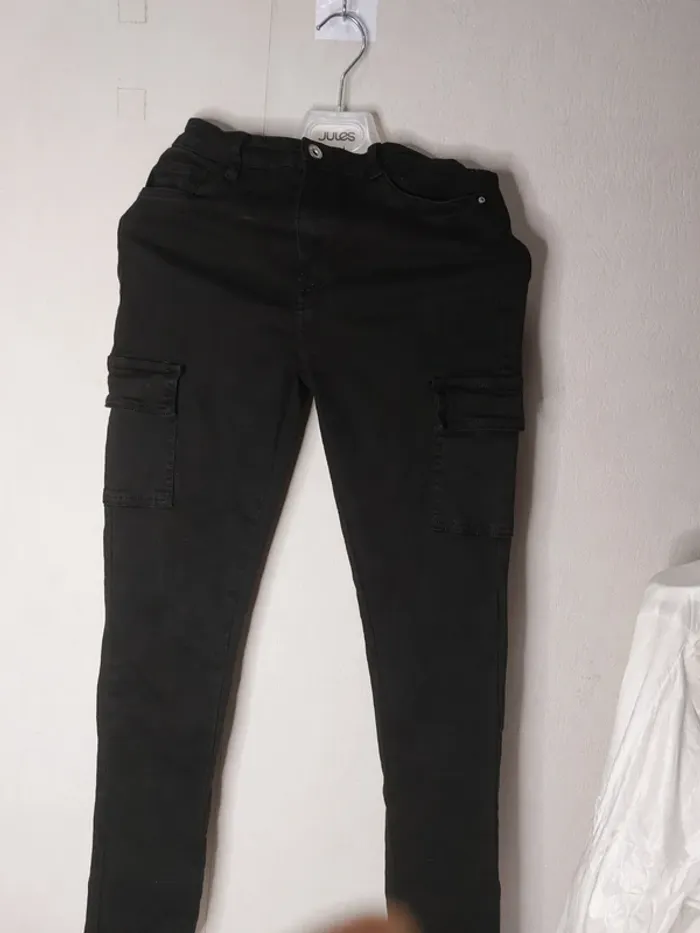 Jeans slim noir "Hello Miss" - photo numéro 2