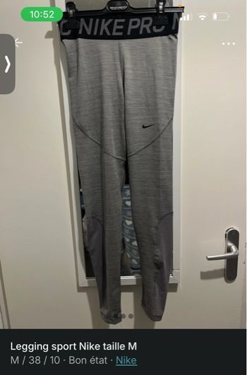 Legging Nike, gris