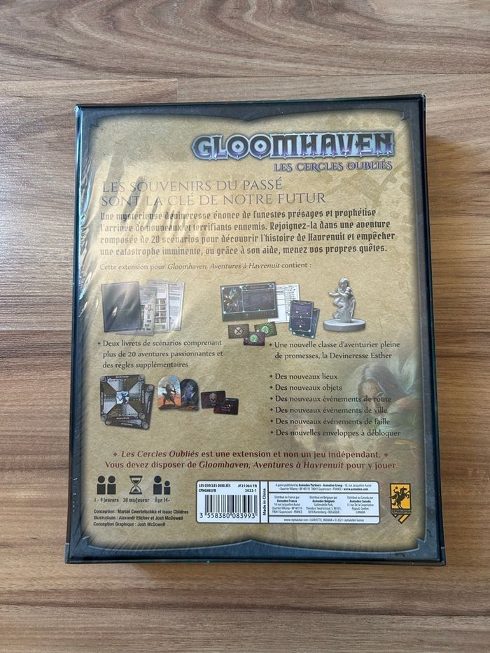 Jeu Gloomhaven - Les Cercles Oubliés Extension Version Française Neuf - photo numéro 4