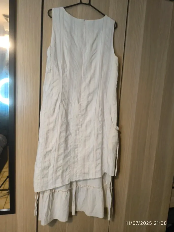 Robe beige + surchemise (46) - photo numéro 5