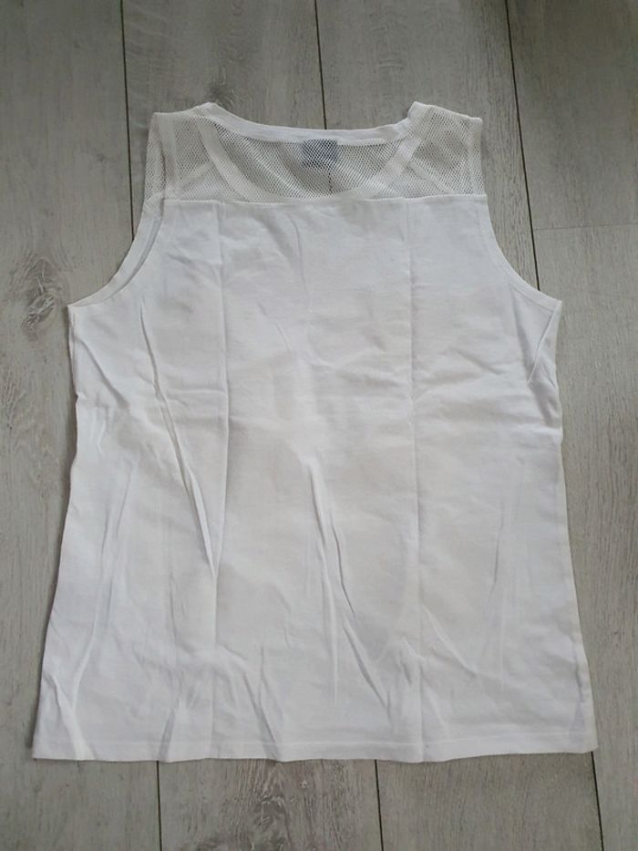 Débardeur Blanc Doré - photo numéro 2