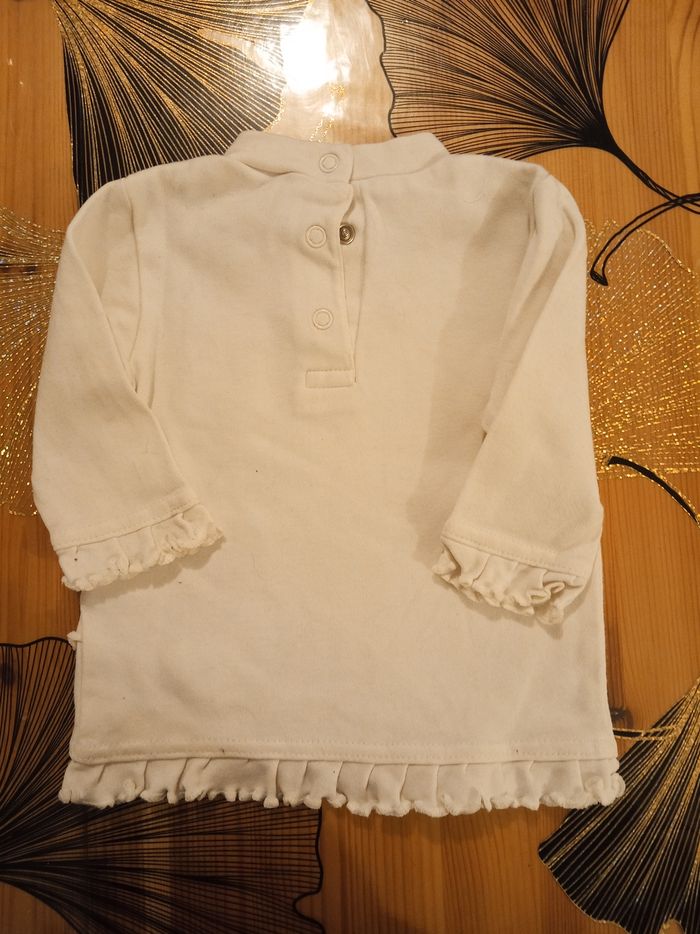 Haut ML "fleurs" _ 3 mois - photo numéro 4