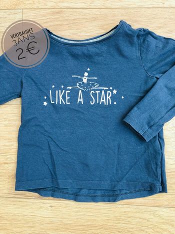 Tee-shirts Vertbaudet marine en 3ans