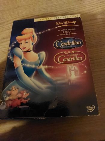 Dvd  coffret  2 Dvd  cendrillon et le sortilège de cendrillon 