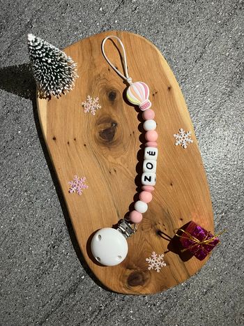 Attache tétine personnalisée