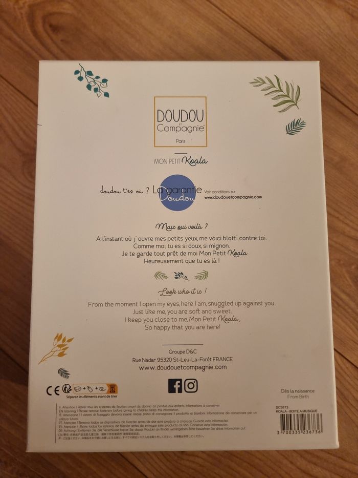 Doudou et compagnie - Mon petit Koala et la boîte à musique - photo numéro 3