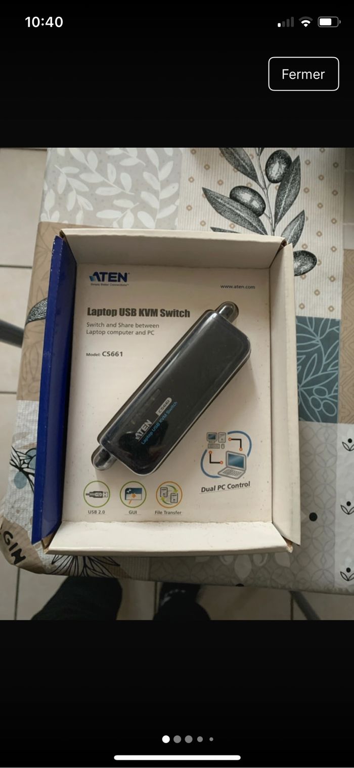 Commutateur Laptop USB Switch - Neuf