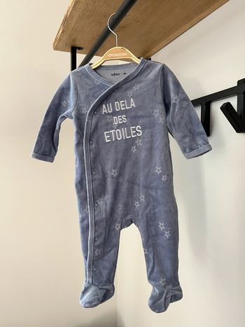 Pyjama velours 6 mois Gémo